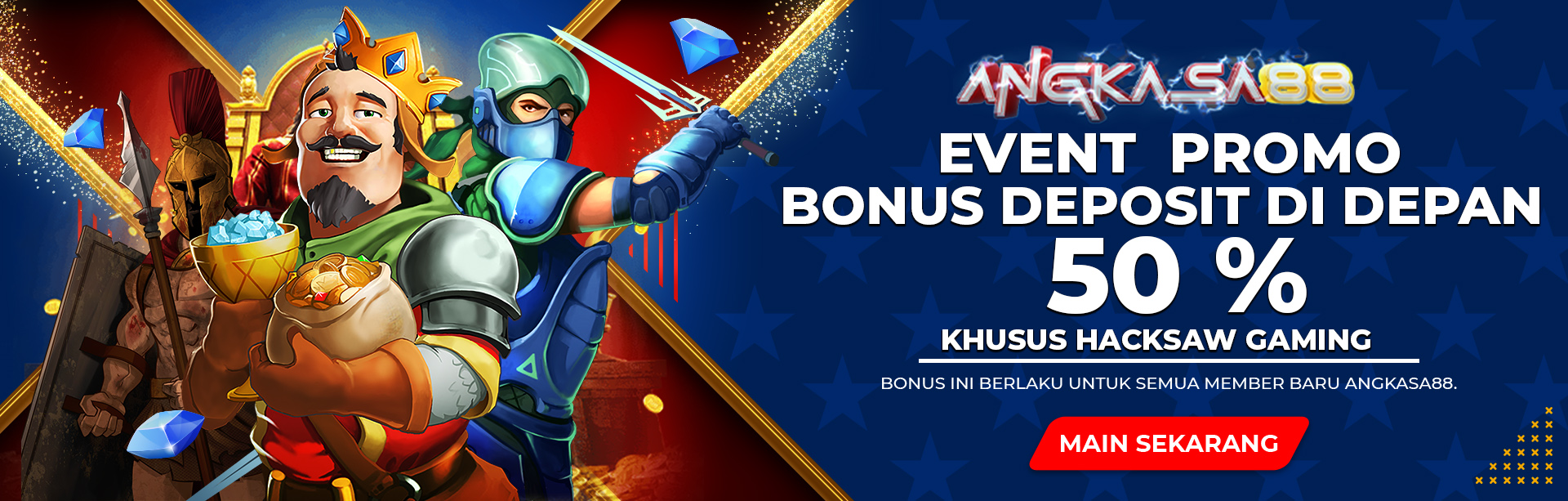 PROMO BONUS DEPOSIT DI DEPAN 50 %   KHUSUS HACKSAW  
