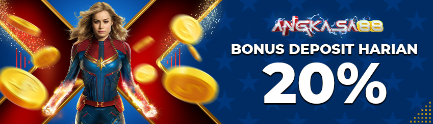 BONUS HARIAN 20%